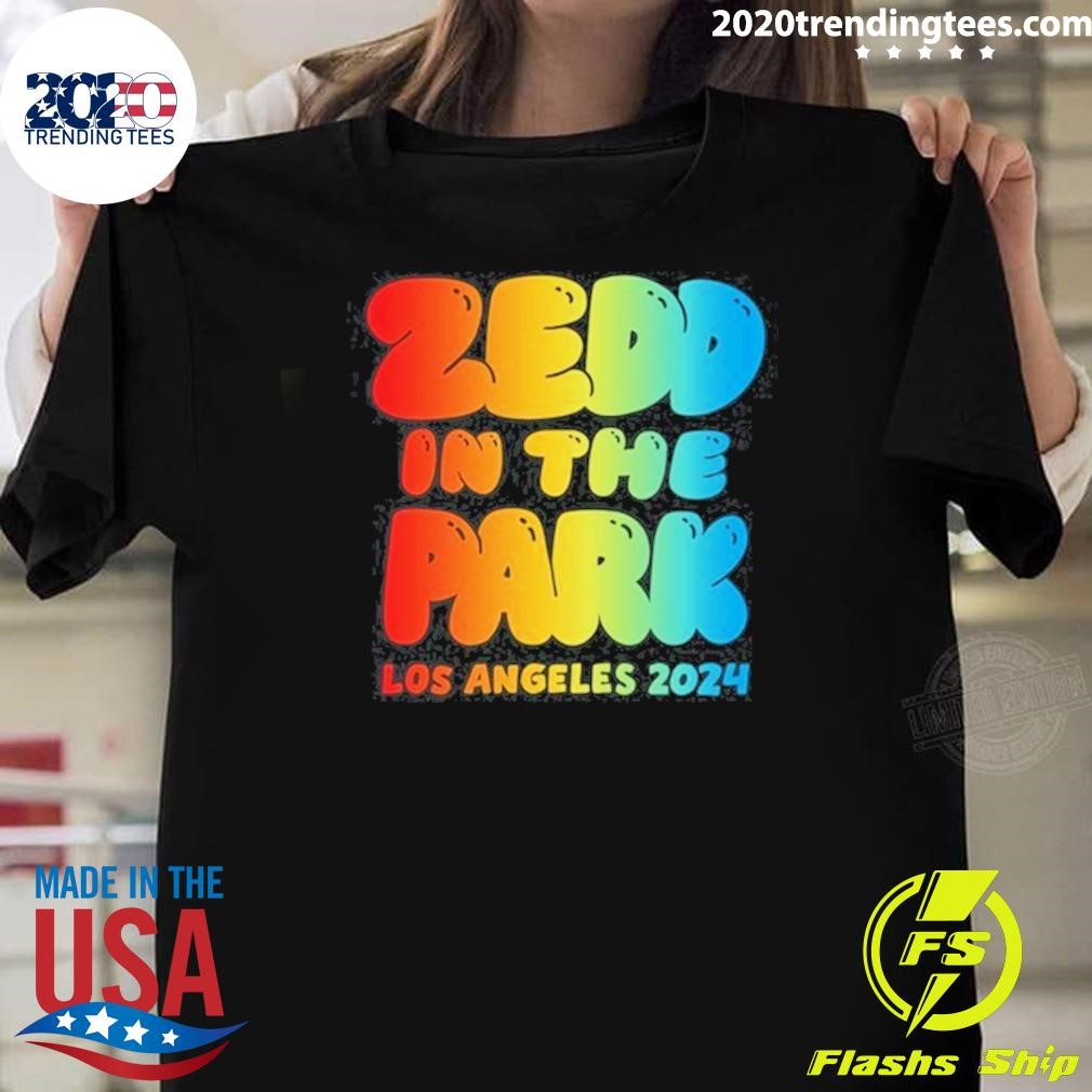 Funny Zedd In The Park Los Angeles 2024 T-shirt