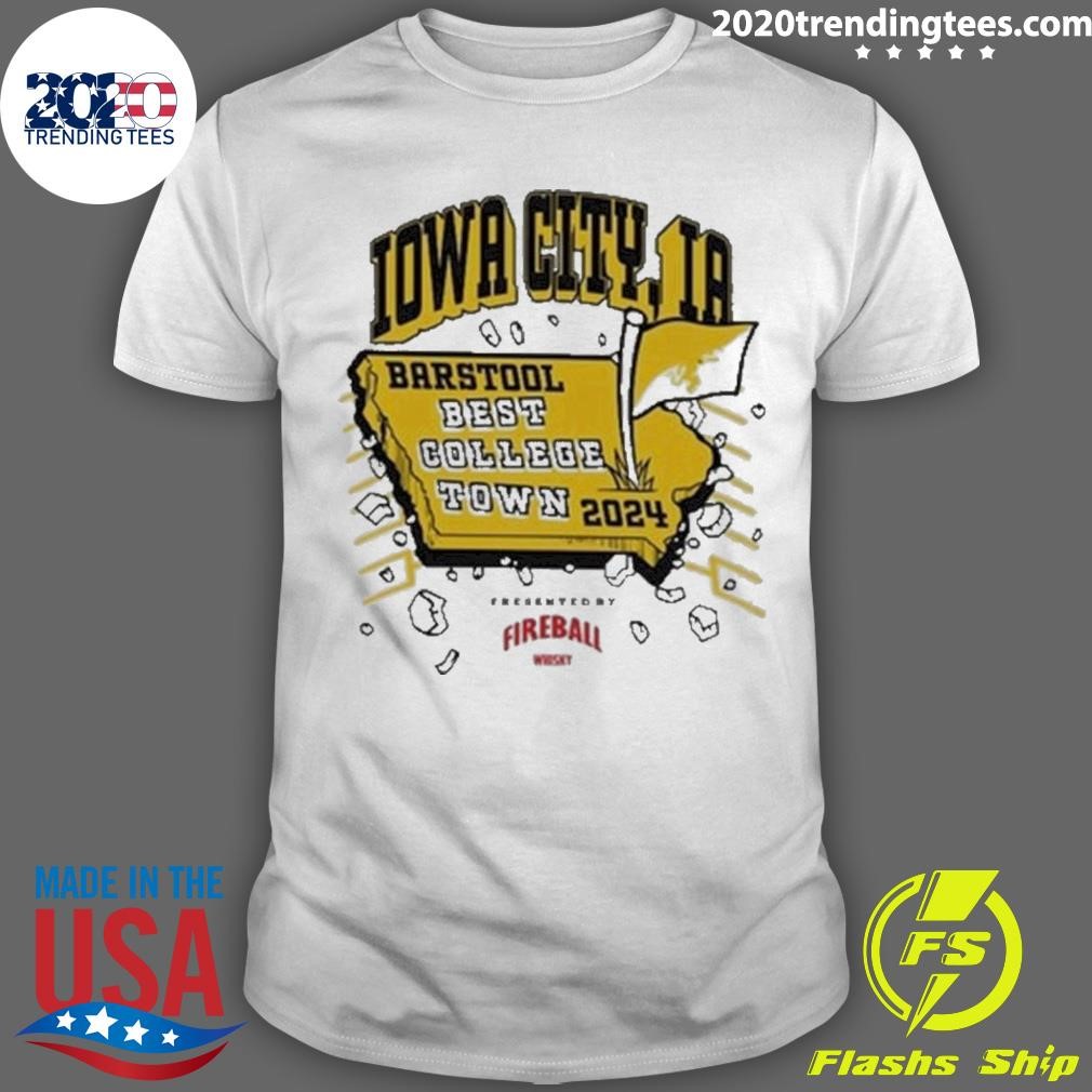 Nice Best College Town Iowa City T-Shirt