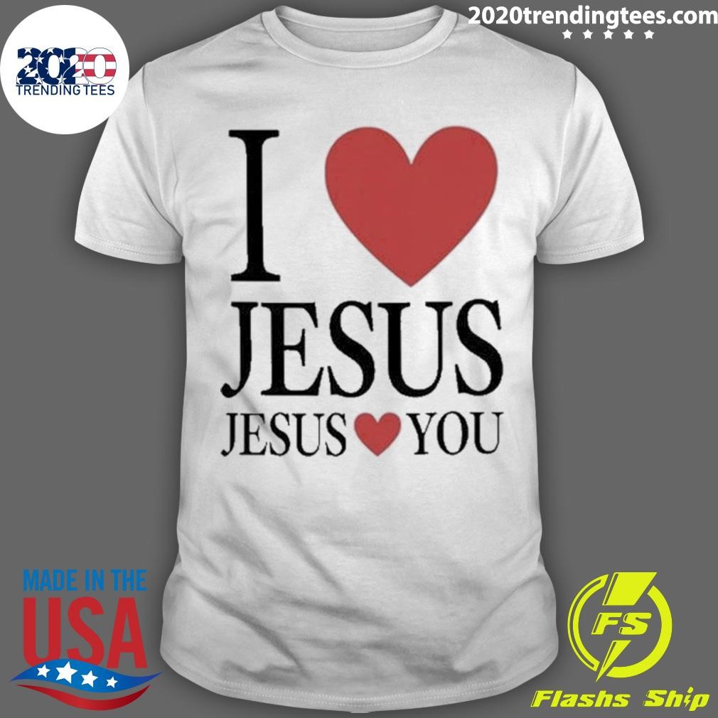 Nice Bryce Crawford I Love Jesus Jesus Loves You 2024 T-shirt