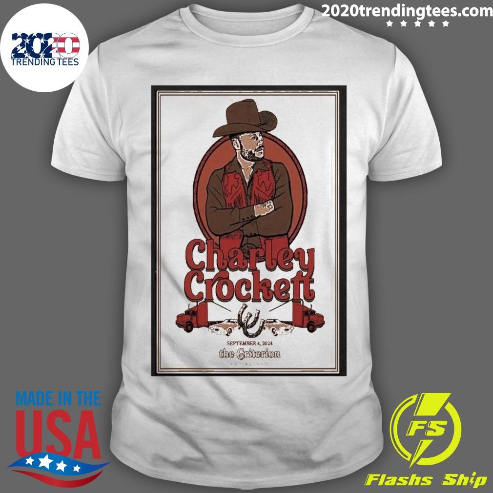 Nice Charley Crockett September 4, 2024 The Criterion, Oklahoma City, Ok Poster T-shirt