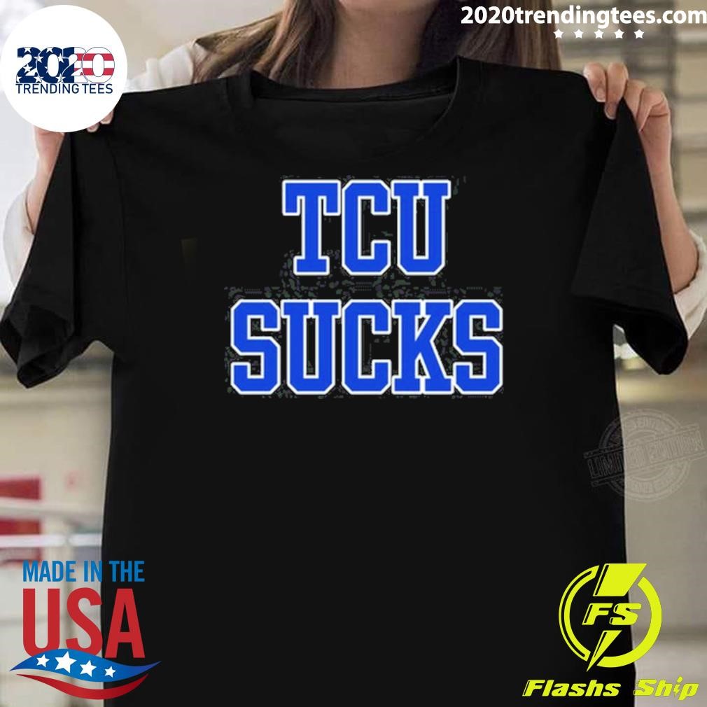 Nice Dallas Mayor Eric L. Johnson Wearing Tcu Sucks T-shirt