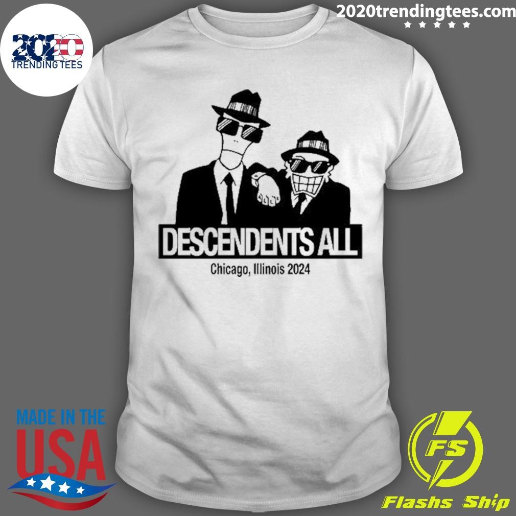 Nice Descendents All Chicago Illinois 2024 T-shirt