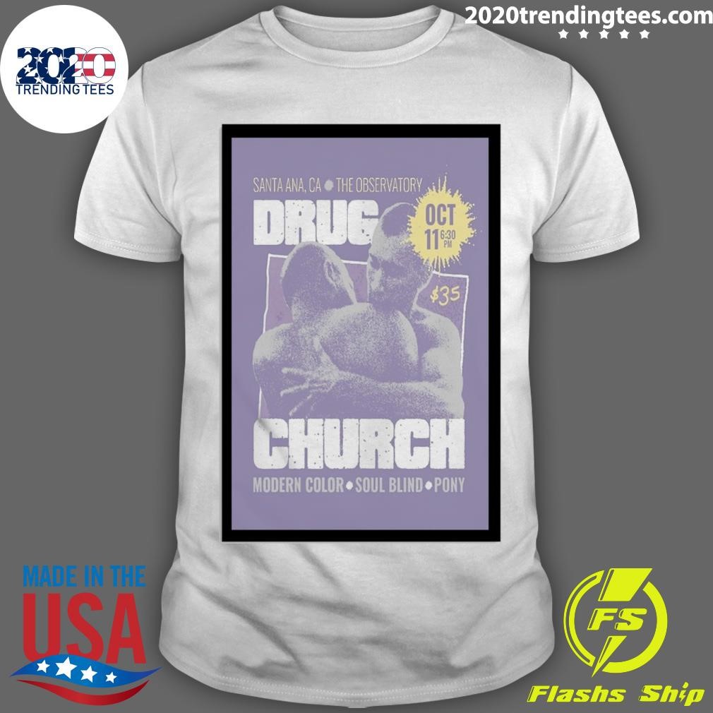 Nice Drug Church Oct 11 2024 The Observatory in Santa Ana Event T-shirt