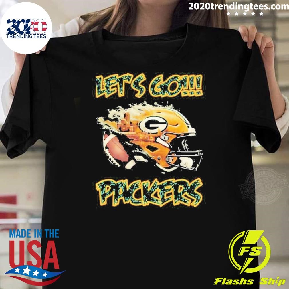 Nice Green Bay Packers Football Match Let’s Go Packers 2024 T-Shirt