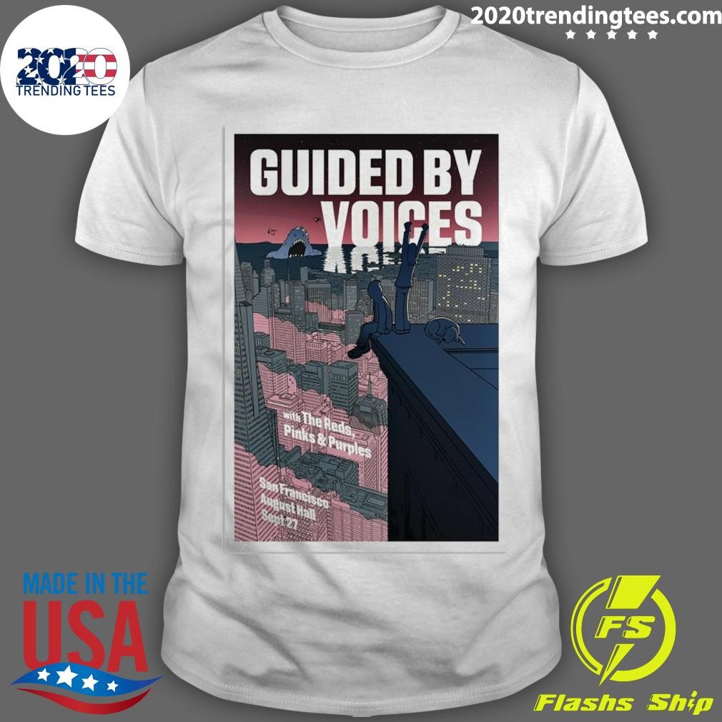 Nice Guided By Voices August Hall San Francisco, CA September 27 2024 Tour T-shirt