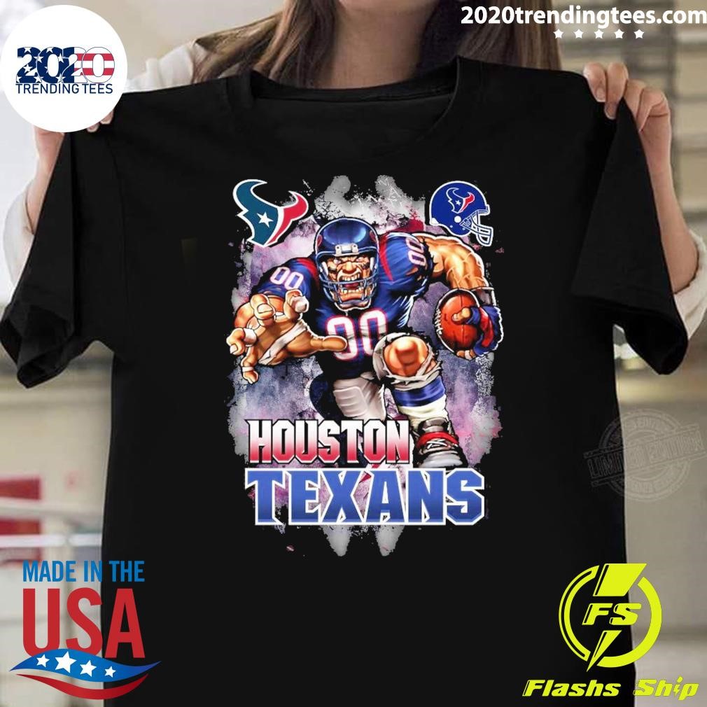 Nice Houston Texans 2024 NFL Mascot T-shirt