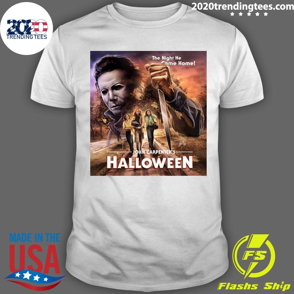 Nice John Carpenter's Halloween, The Night He Came Home John Carpenter's Halloween T-shirt