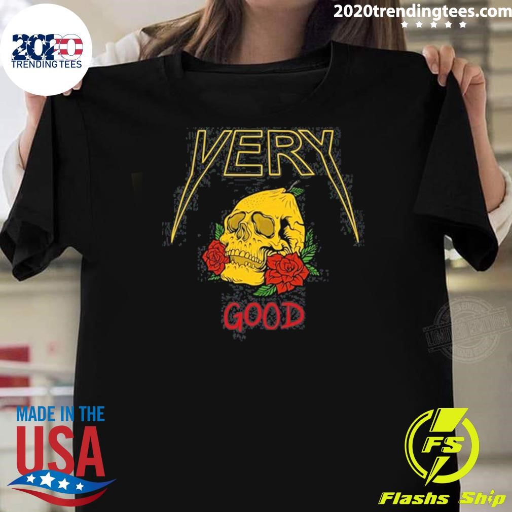 Nice Mery Good Lemon Skull Tee T-shirt