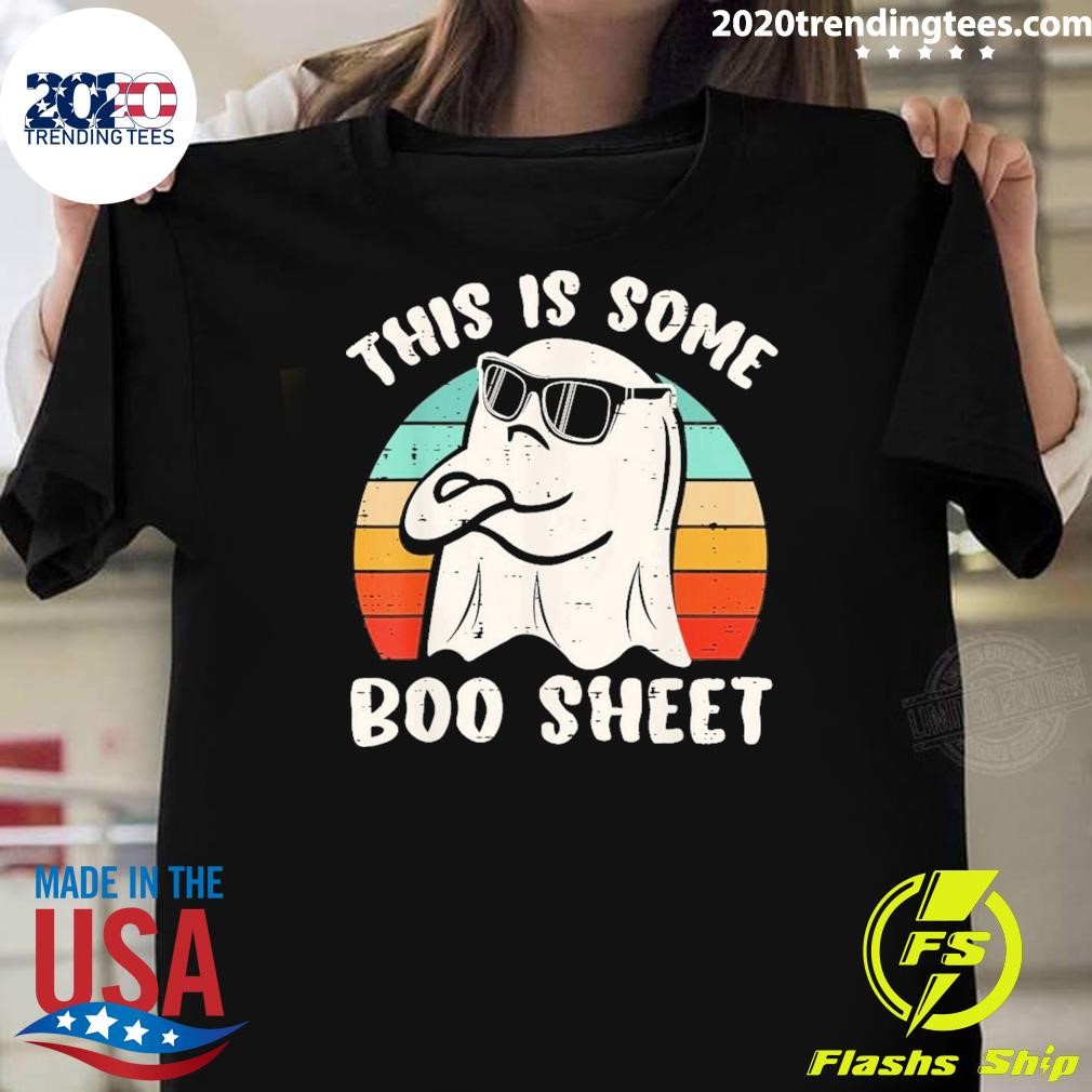 Nice This Is Some Boo Sheet Halloween Ghost T-shirt