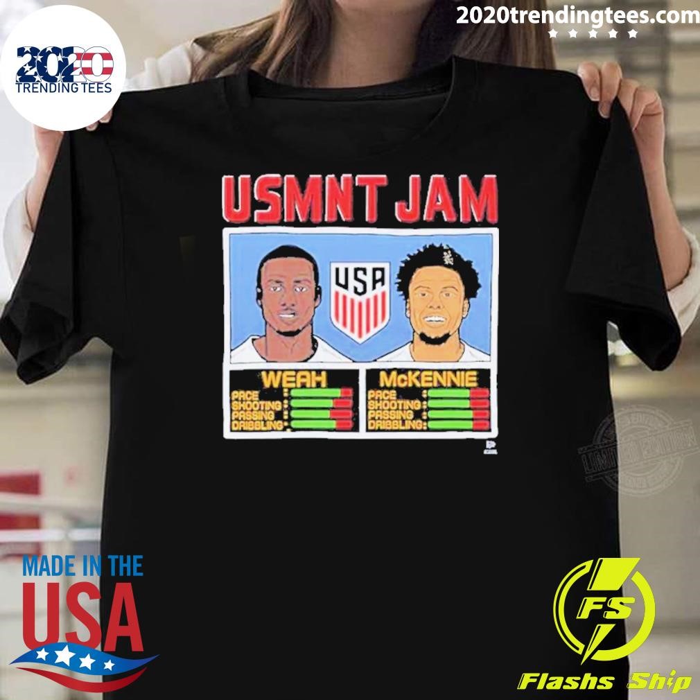 Nice Usmnt Jam Weah And Mckennie T-Shirt