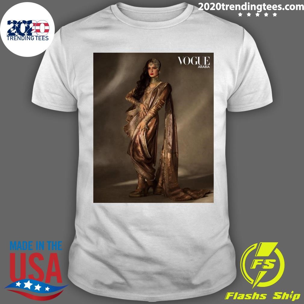 Nice Vogue Arabia Beauty Icons Rekha, Sharon Stone and Cindy Crawford T-shirt