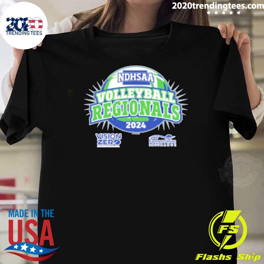 Official 2024 (ndhsaa) Volleyball Regionals T-Shirt