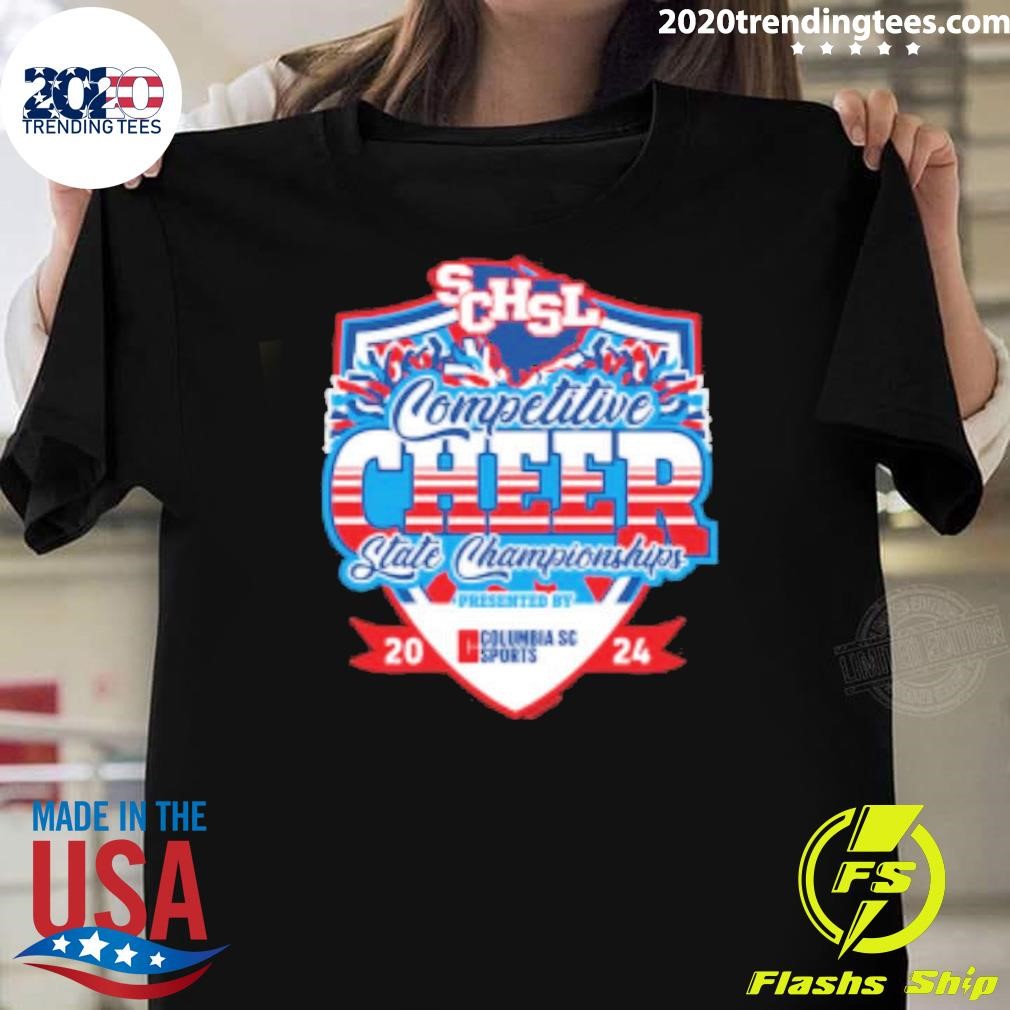 Official 2024 (schsl) Competitive Cheer State Championships T-Shirt