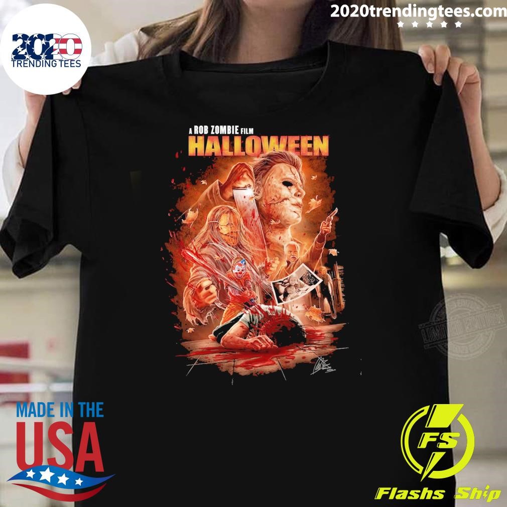 Official A Rob Zombie Film Halloween T-shirt