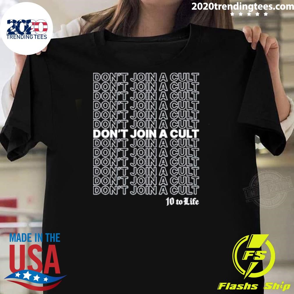 Official Annie Elise Anti Cult Club Don't Join A Cult T-shirt