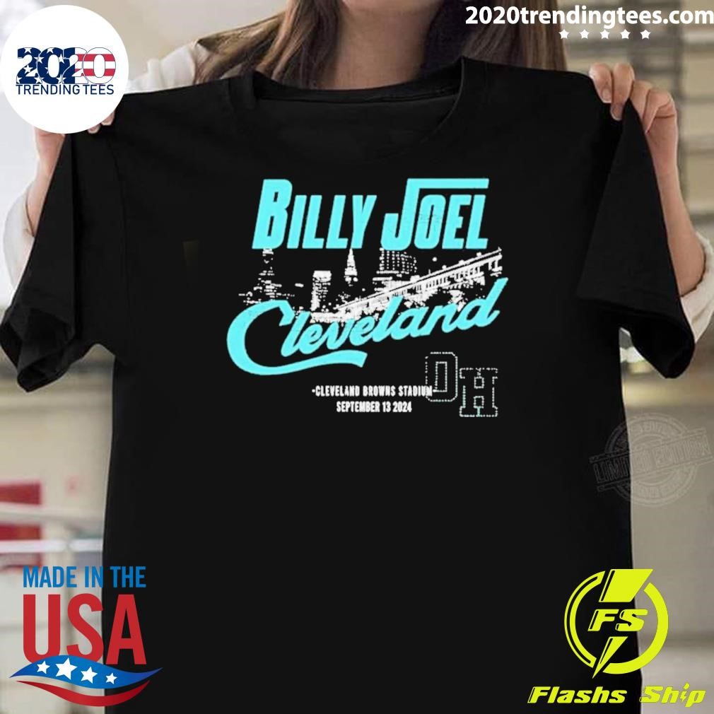 Official Billy Joel 9-13-24 Cleveland Event Sport T-shirt