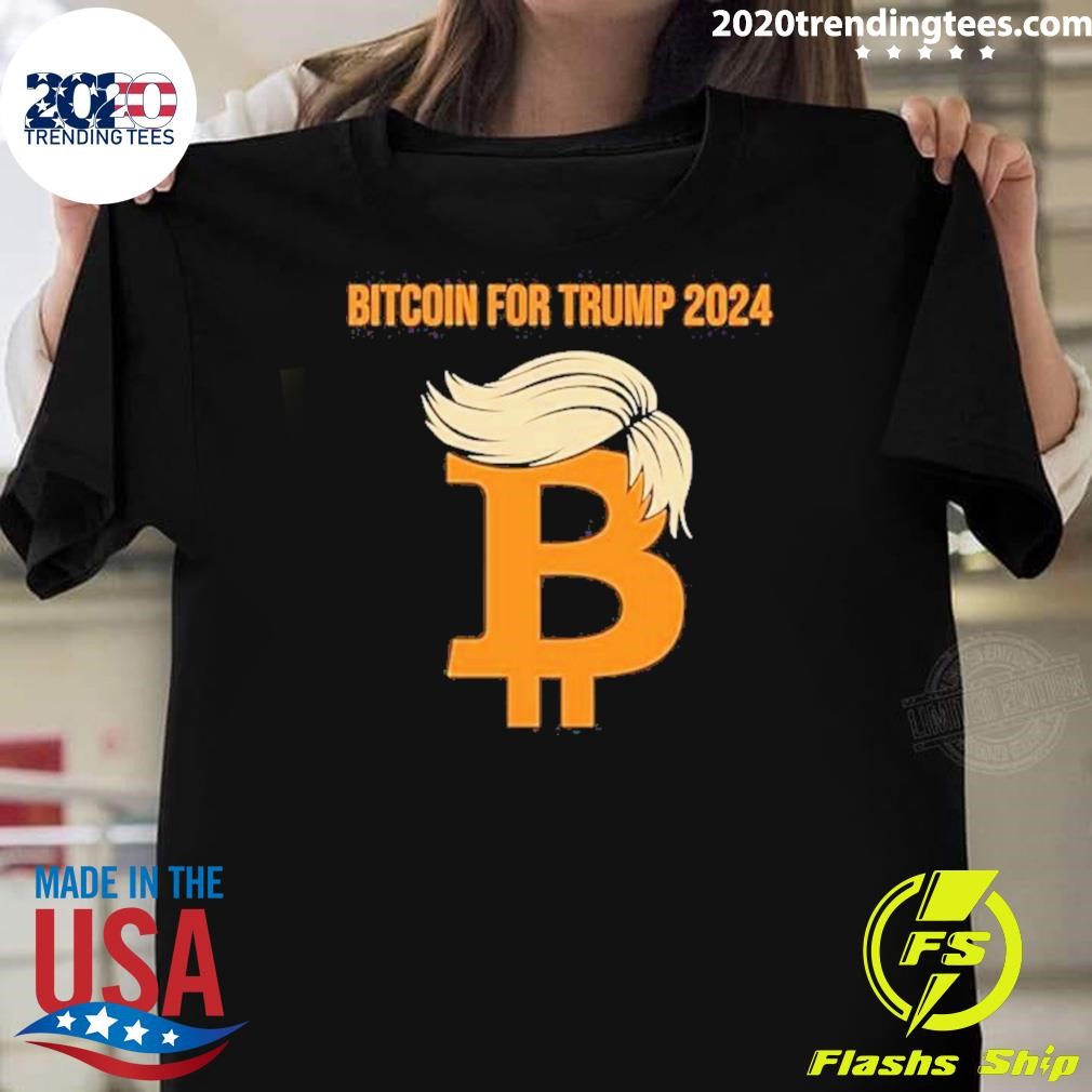 Official Bitcoin For Trump 2024 T-shirt