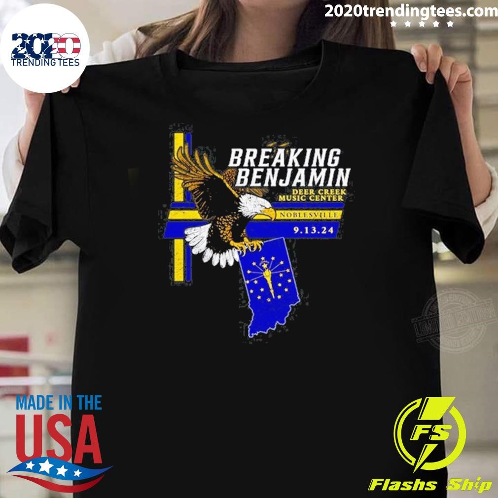 Official Breaking Benjamin September 13 2024 At Noblesville, IN T-shirt