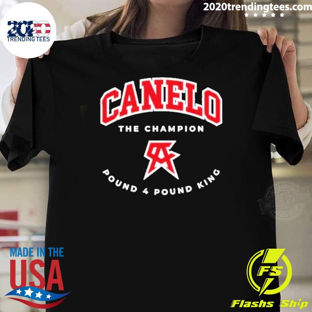 Official Canelo The Champion Pound 4 Pound King T-shirt