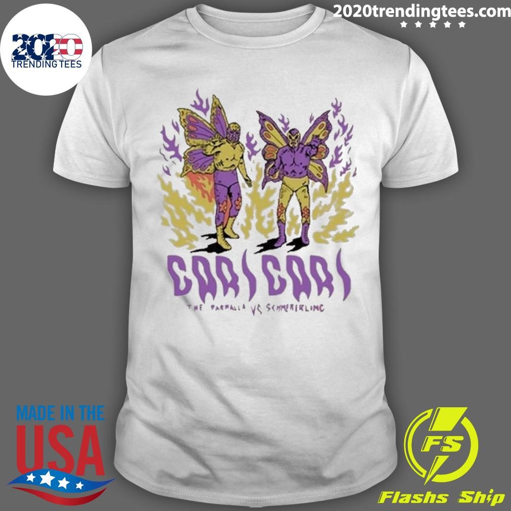 Official Cari Cari The Farfalla Vs Schmetterling T-shirt