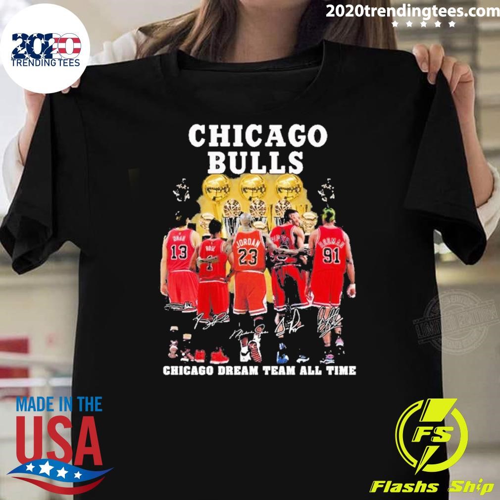 Official Chicago Bulls Dream Team All Time 2024 T-shirt