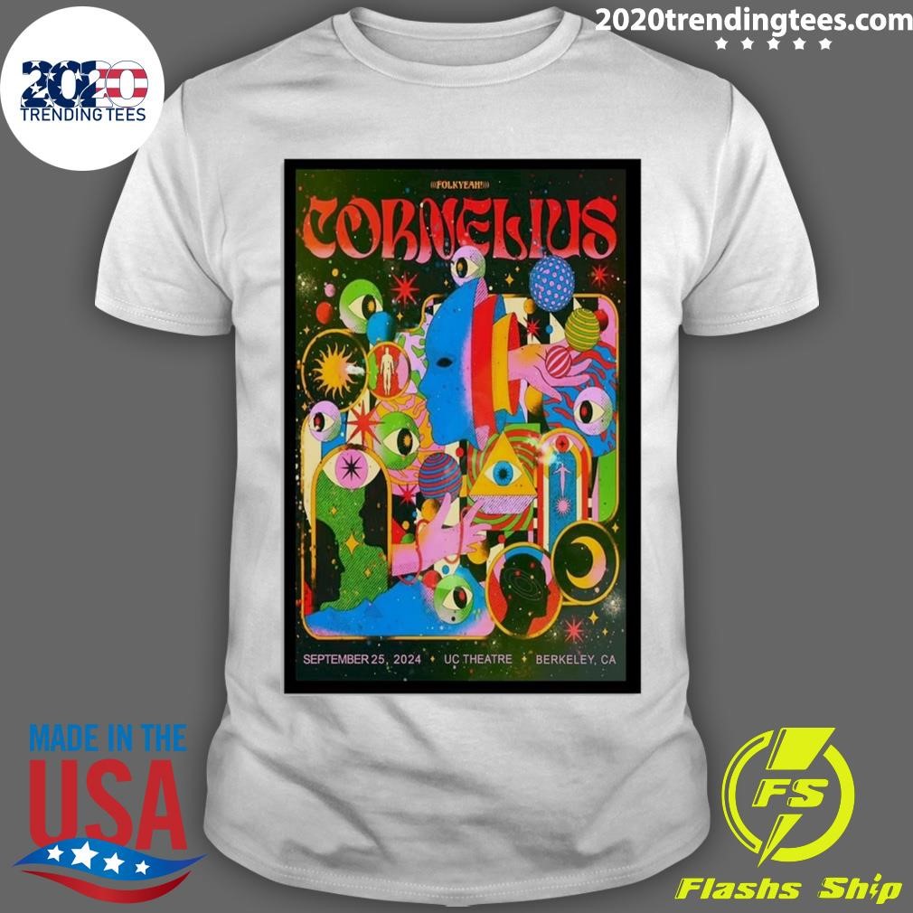 Official Cornelius September 25 2024 UC Theatre Berkeley, CA Concert T-shirt