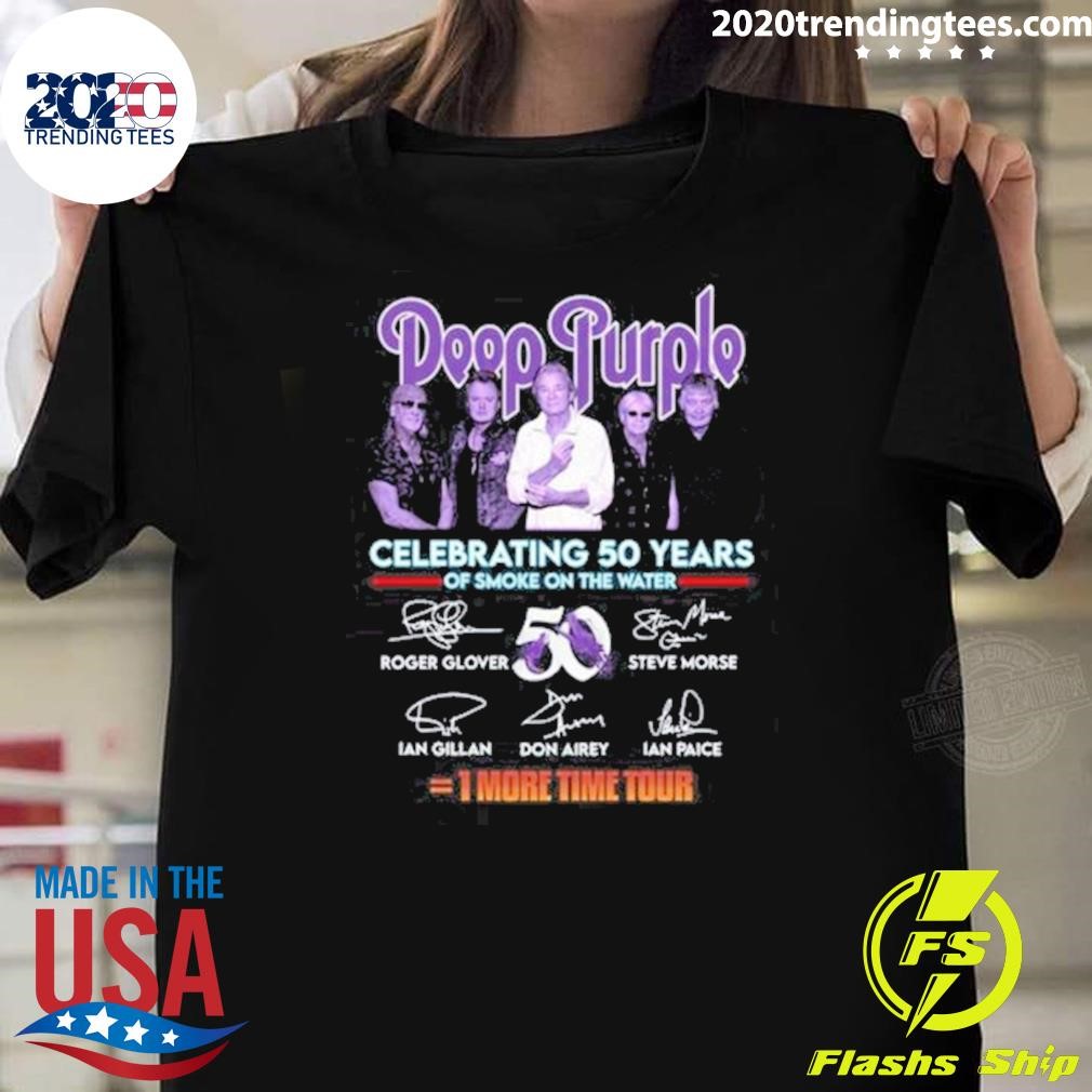 Official Deep Purple One More Time Tour – Celebrating 50 Years Signature T-shirt