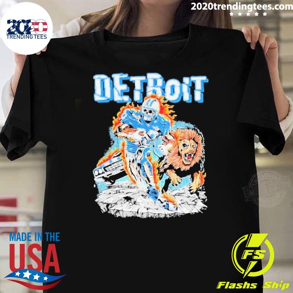 Official Detroit Lions Fire T-Shirt