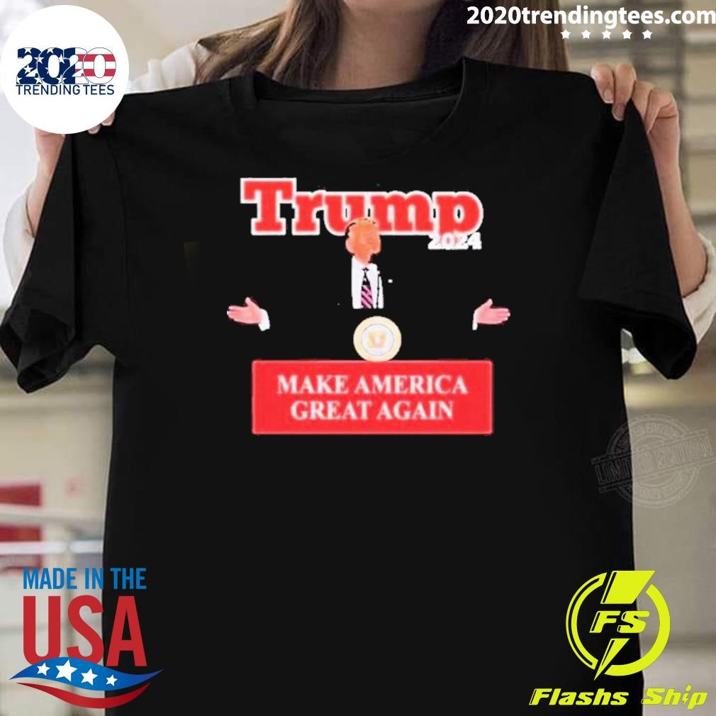 Official Donald Trump Make America Great Again 2024 Campaign T-shirt