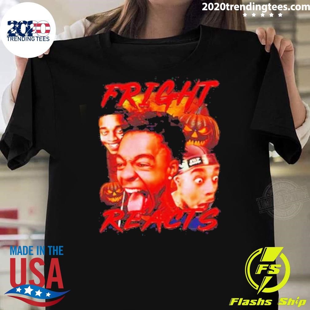 Official Fright Reacts Halloween 2024 T-shirt