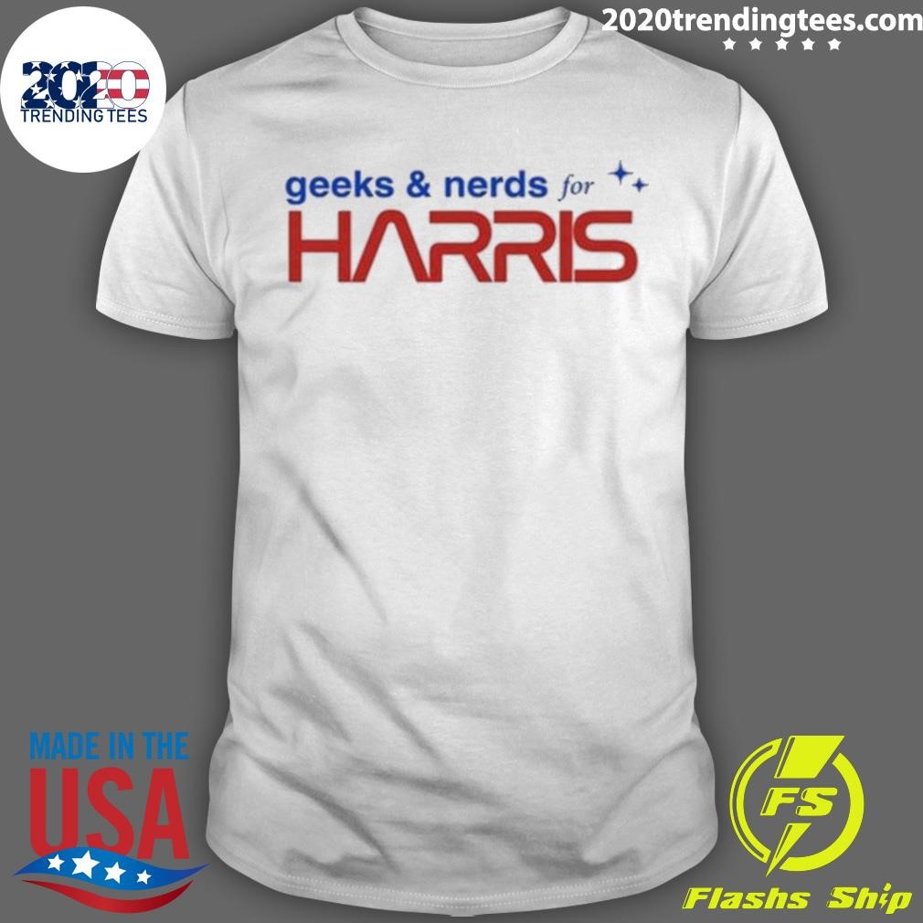 Official Geeks and Nerds For Harris T-shirt