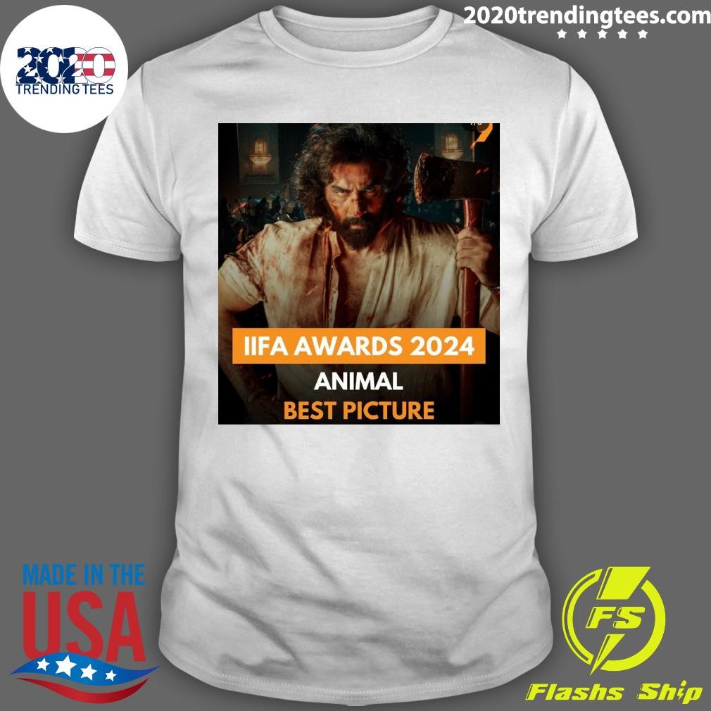 Official Iifa Awards 2024 Animal Best Picture T-shirt