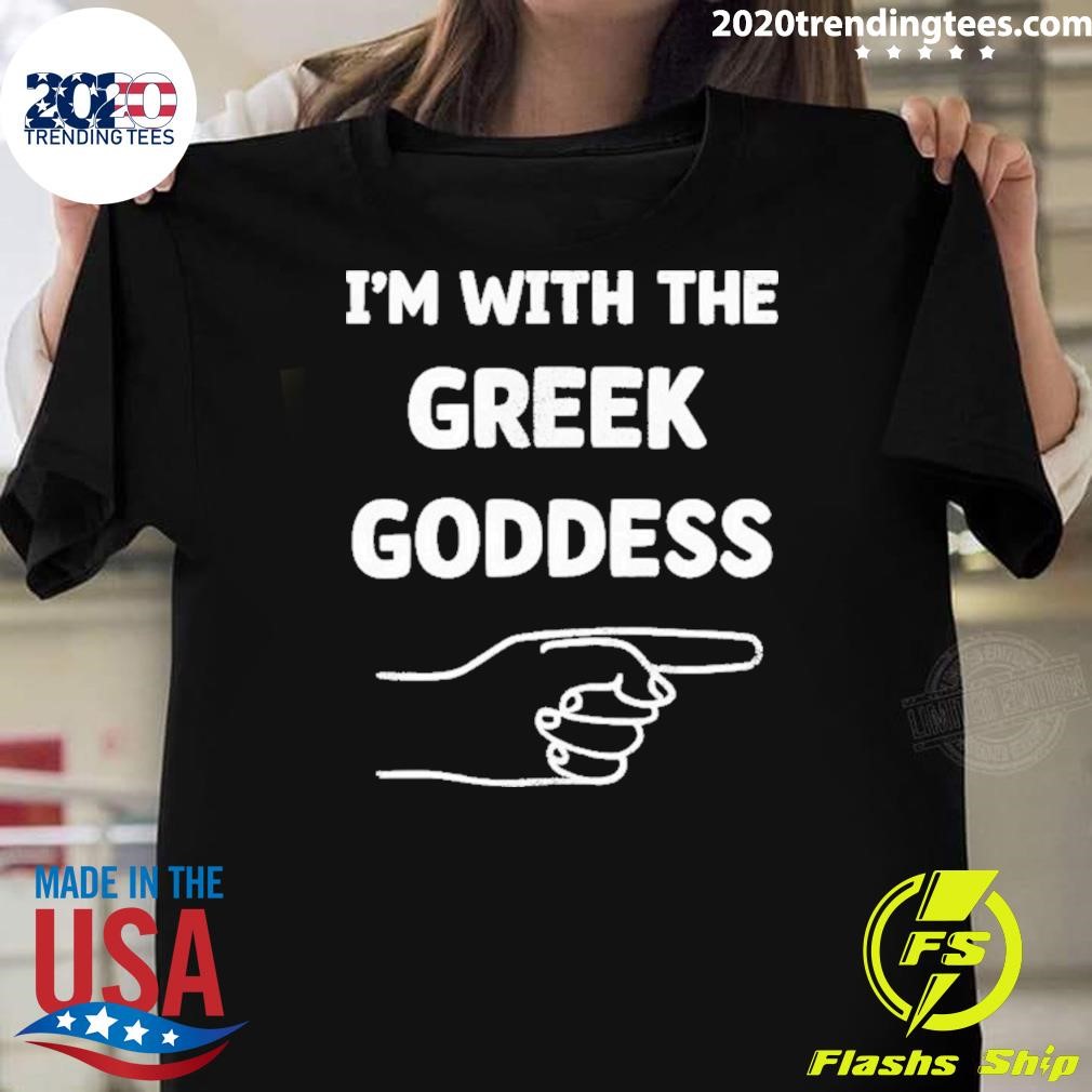 Official I'm With The Greek Goddess Halloween 2024 T-shirt