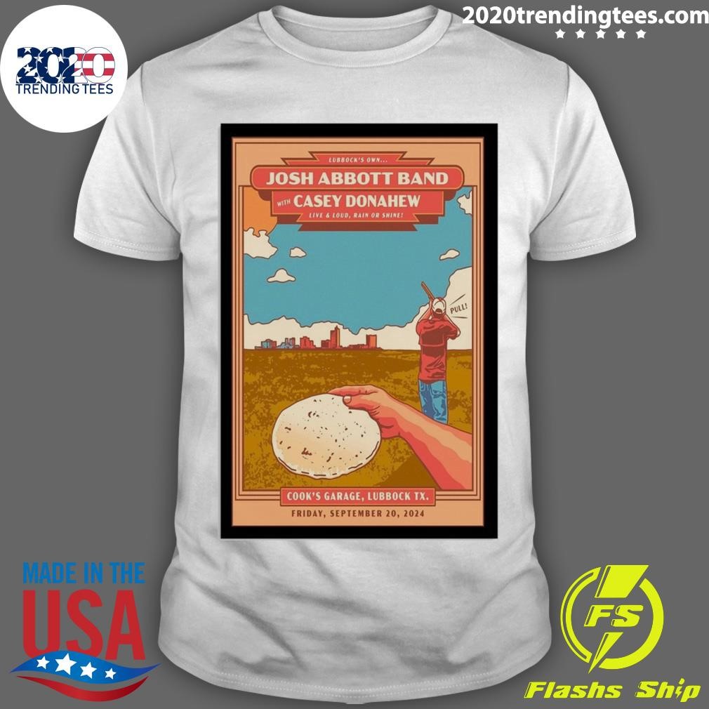 Official Josh Abbott Band At Cook's Garage September 20 2024 T-shirt