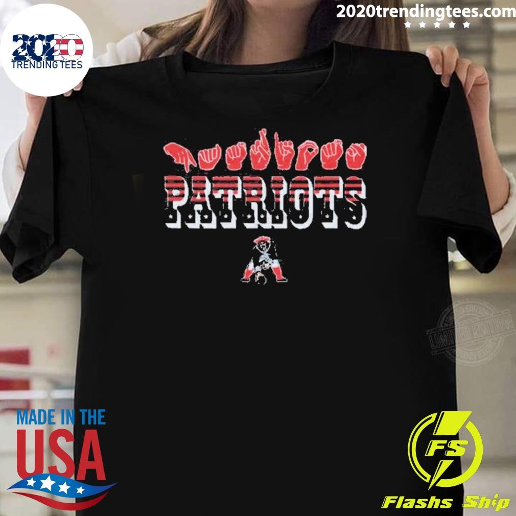 Official Love Sign X Patriots Asl 2024 T-shirt