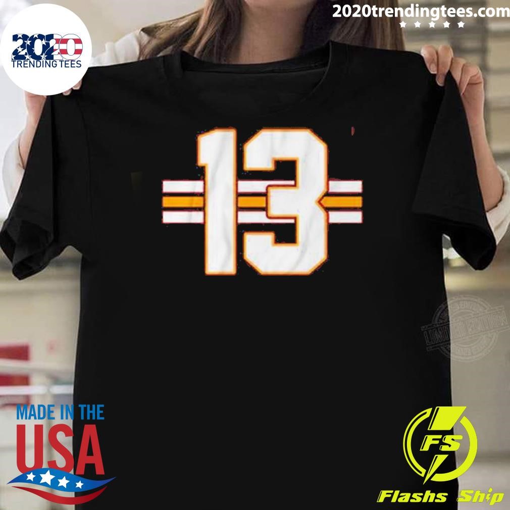 Official Lucky 13 Football Stripe T-shirt