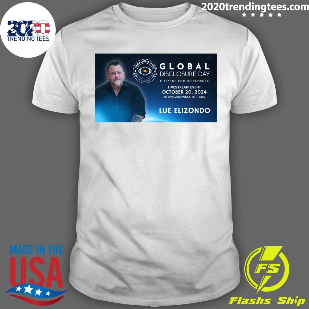 Official Lue Elizondo Global Disclosure Day Citizens For Disclosure Livestream Event October 20, 2024 T-shirt