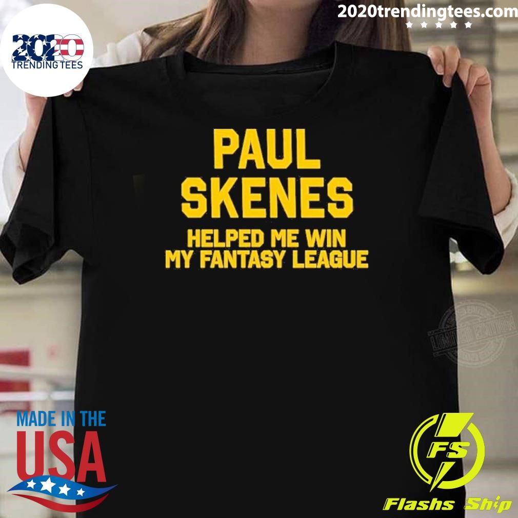 Official Paul Skenes Helped Me Win My Fantasy League 2024 T-shirt