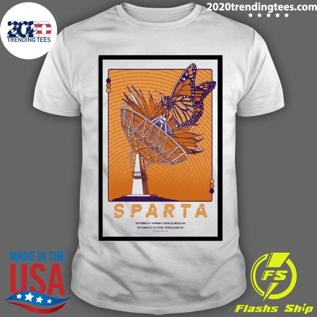 Official Sparta Sept 14, 2024 Supremo in Ciudad de México, MX T-shirt