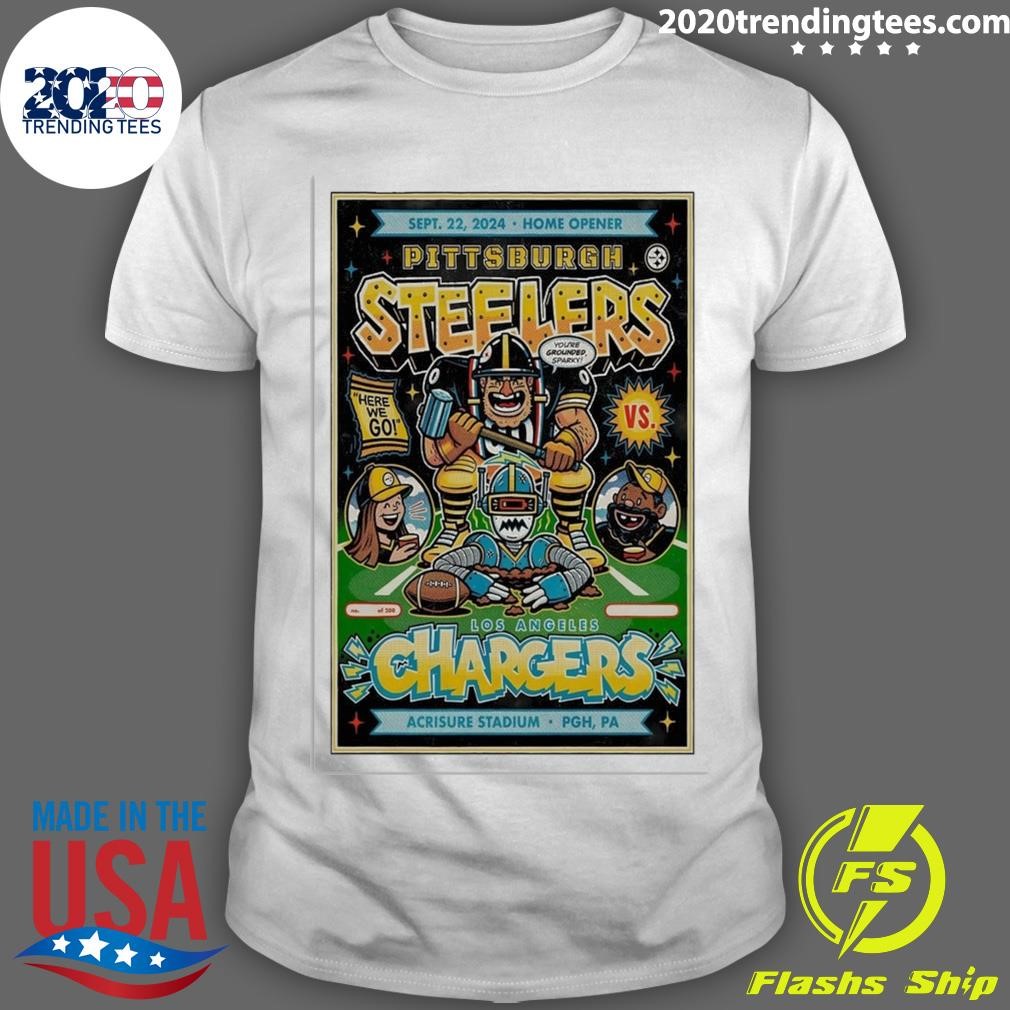 Official Steelers X Chargers On Sept 22 2024 Acrisure Stadium Pittsburgh Pa T-shirt