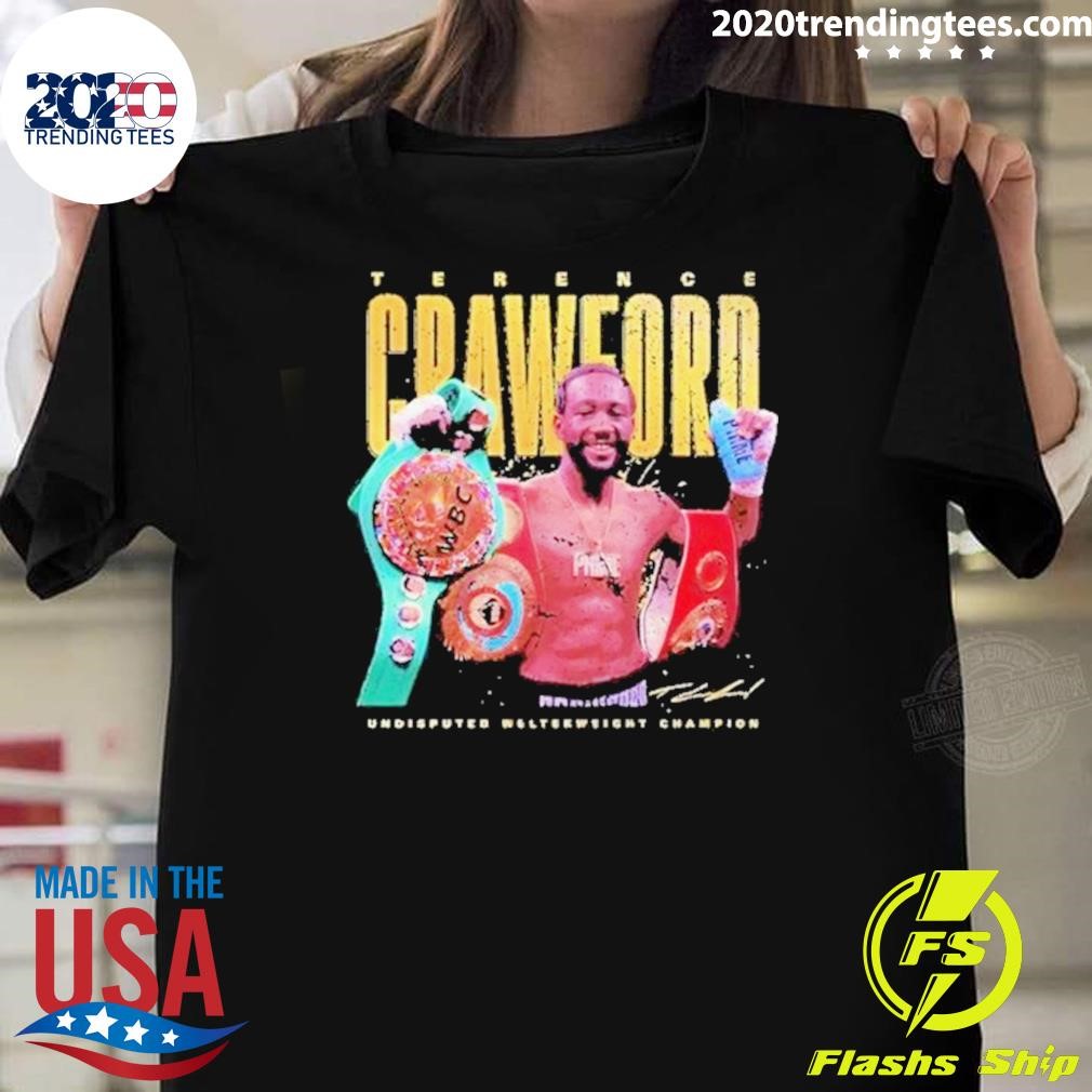 Official Terence Crawford Undisputed Welterweight Champion Boxing Champion T-Shirt