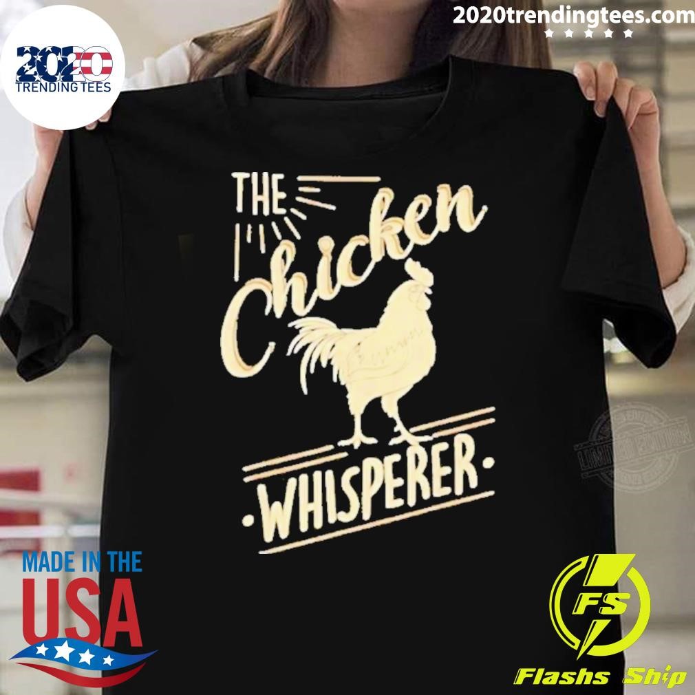 Official The Chicken Whisperer Chicken Lover Farming 2024 T-shirt