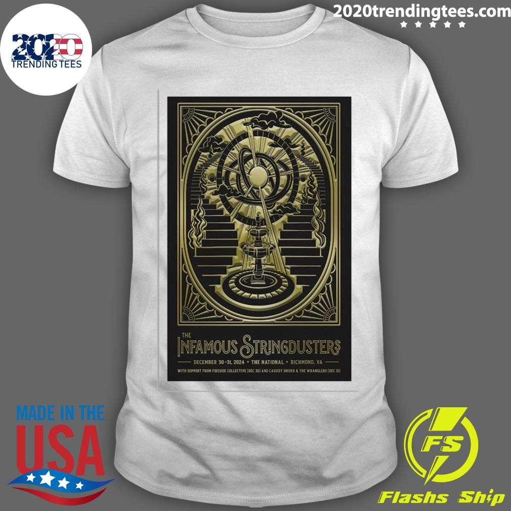 Official The Infamous Stringdusters Dec 30-31 2024 The National in Richmond Event T-shirt