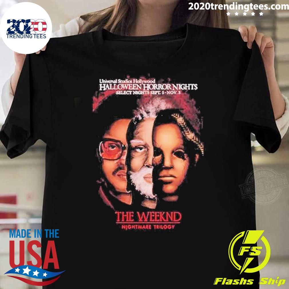 Official The Weeknd Exclusive Halloween Horror Nights T-shirt