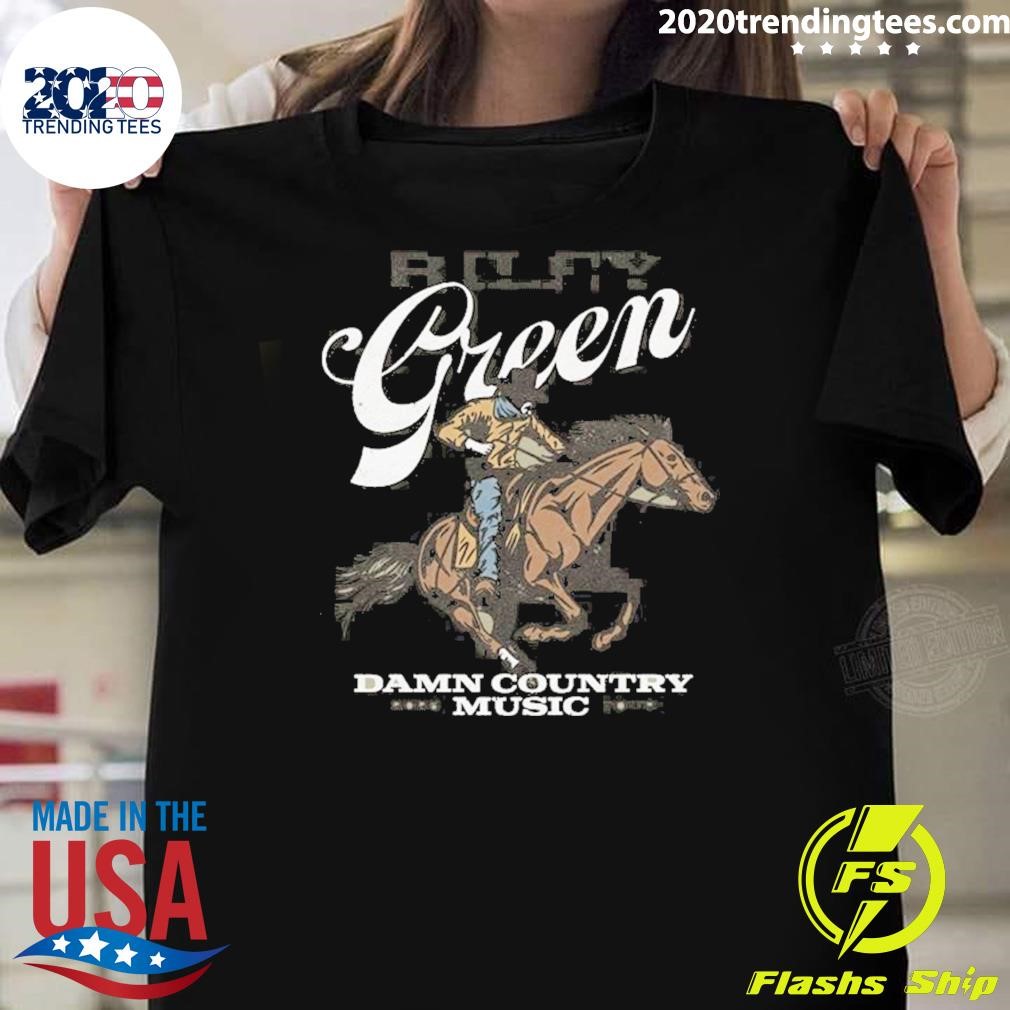 Official Tour Cowboy Tee Riley Green Damn Country Music 2024 T-shirt