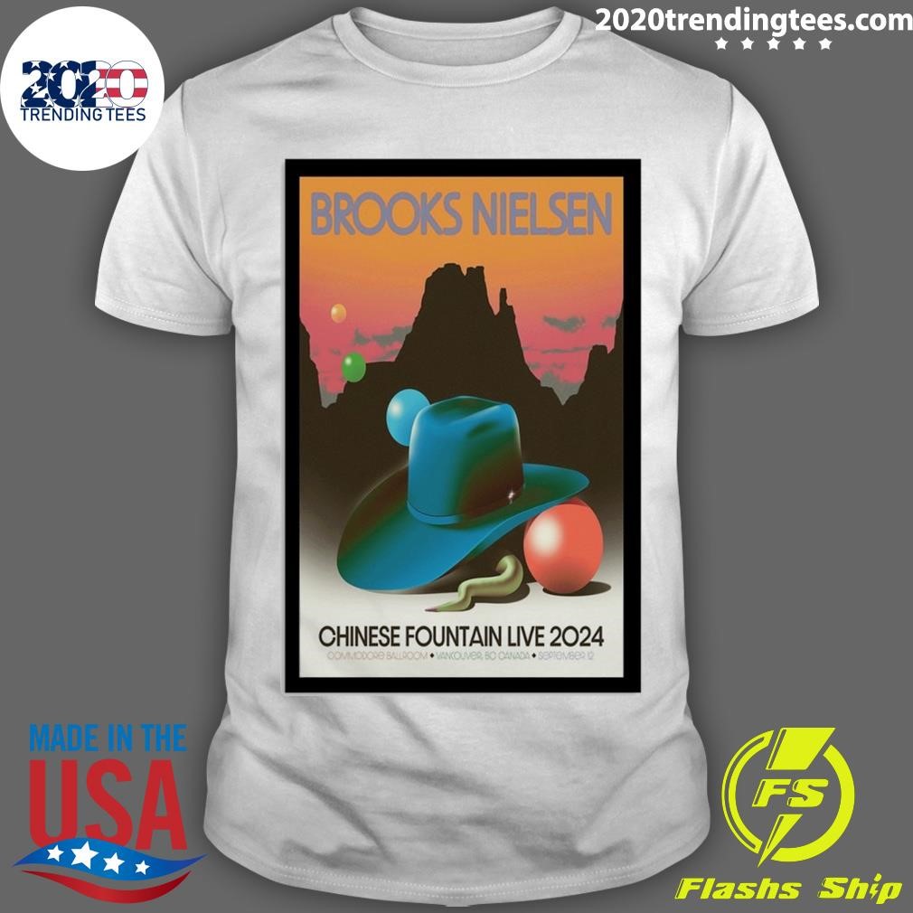 Official Tour Poster Brooks Nielsen In Vancouver, BC On September 12 2024 T-Shirt