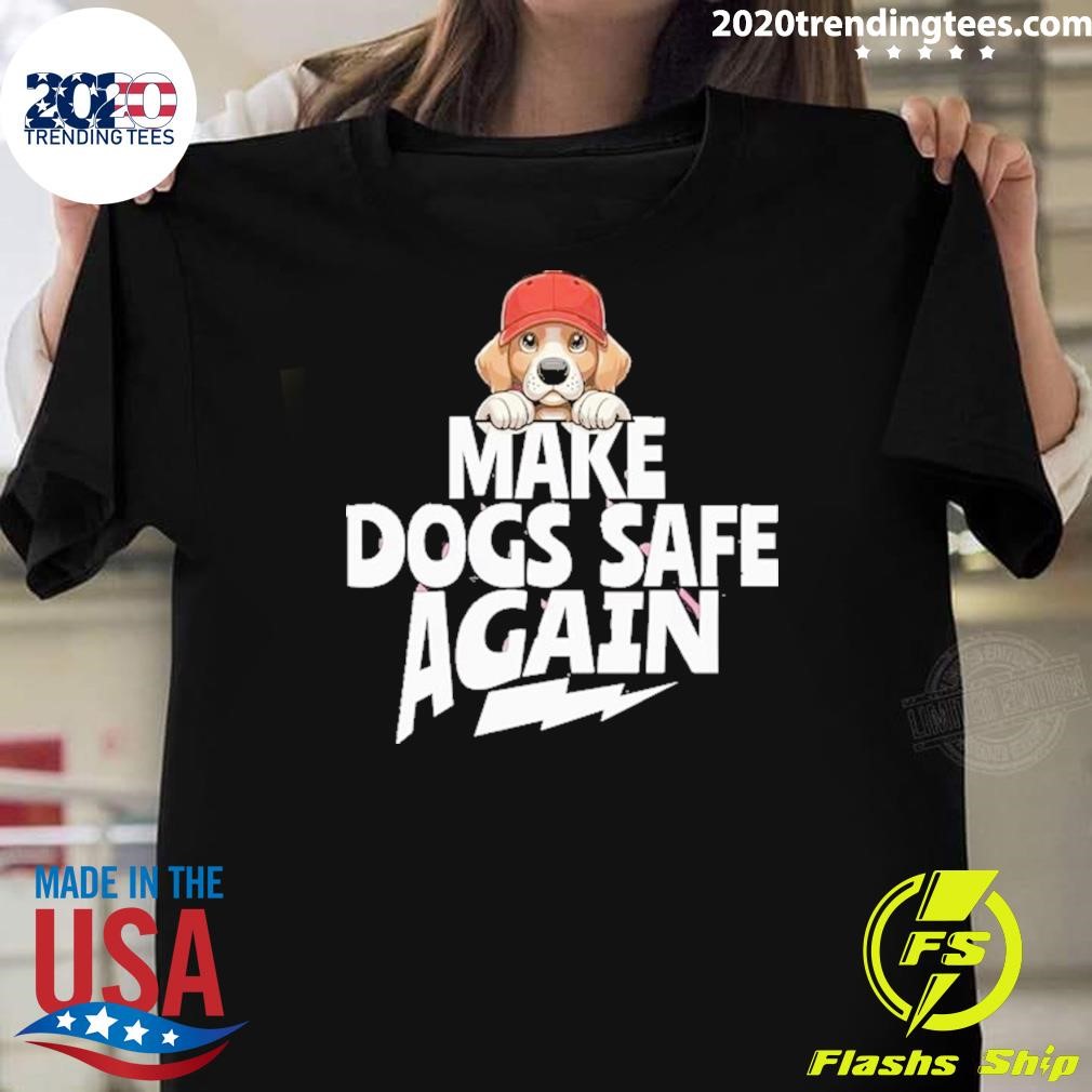 Official Trump Harris Debate Make Dogs Safe Again T-shirt