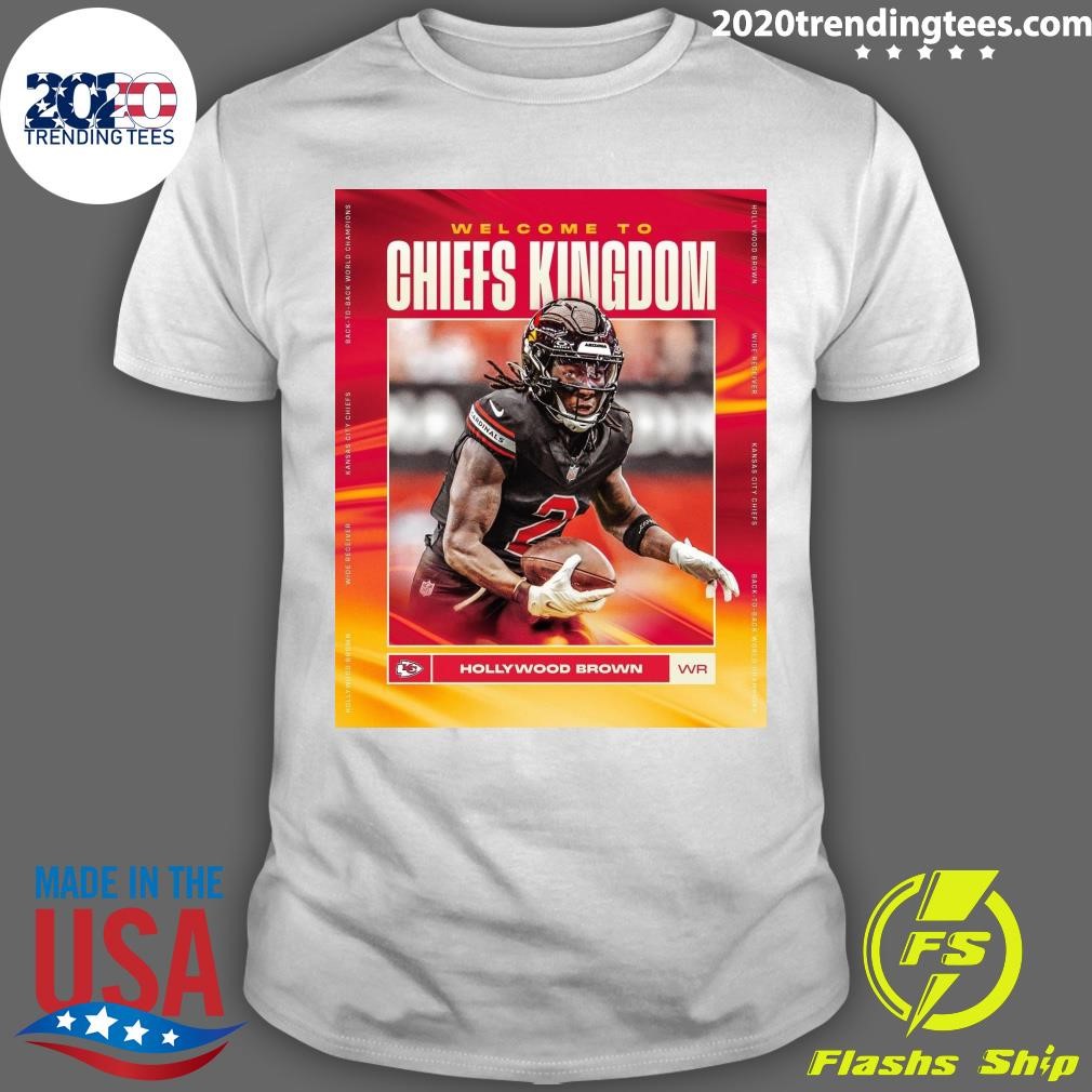 Official Welcome To Chiefs Kingdom Hollywood Brown T-shirt