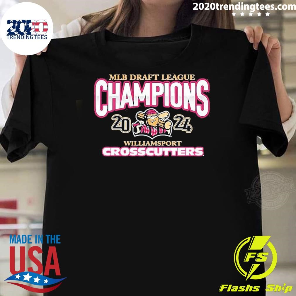 Official Williamsport Crosscutters 2024 Champions T-shirt