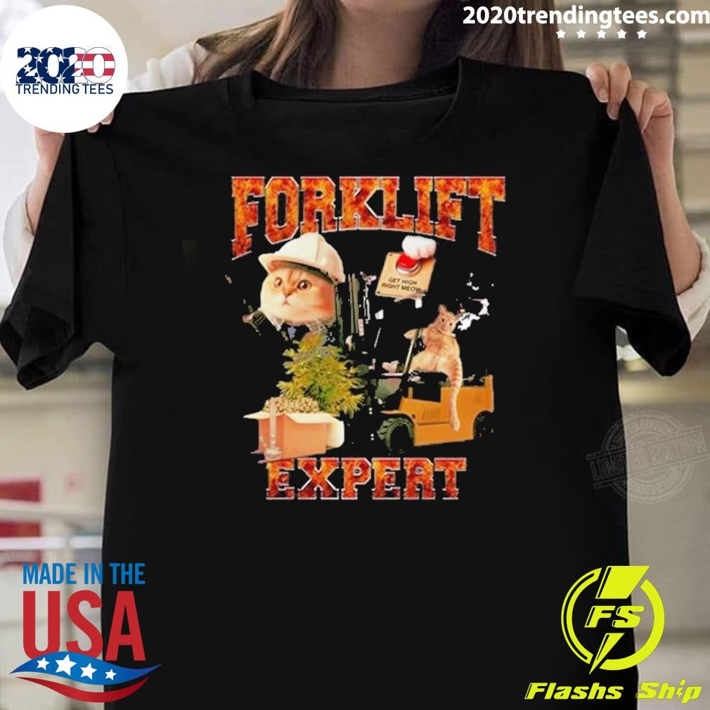 Original 2024 Cat Forklift Expert T-shirt